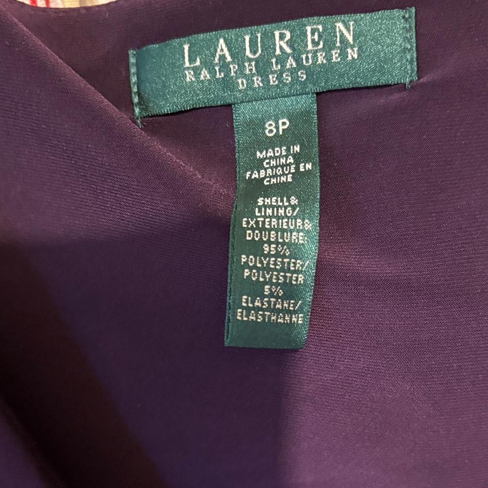 Lauren Ralph Lauren Deep Purple Dress